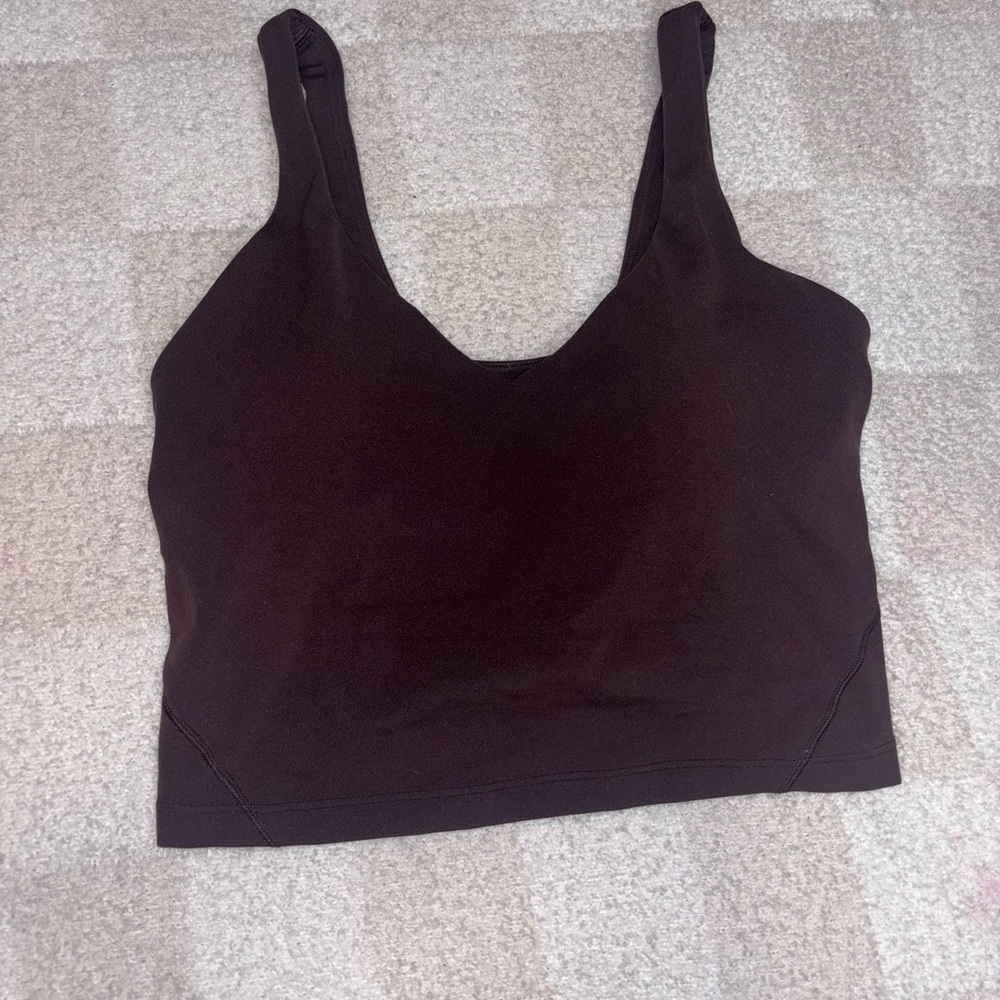lululemon athletica Black Crop Top